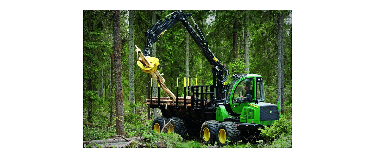John Deere forestry machinery