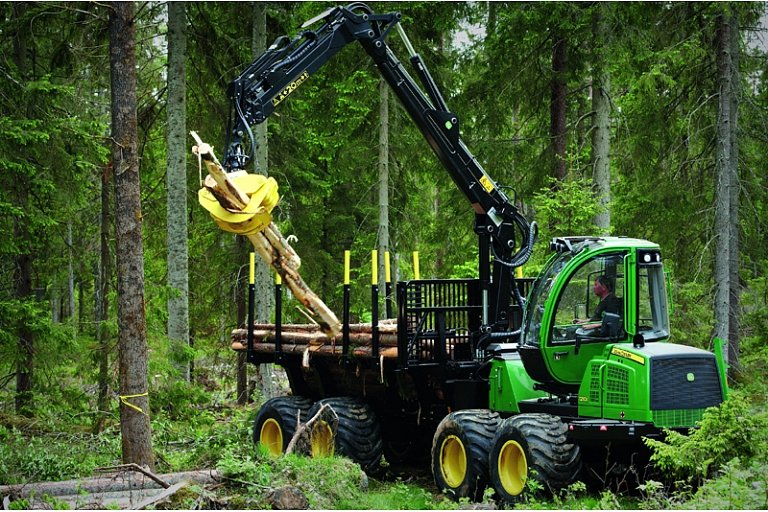 John Deere forestry machinery