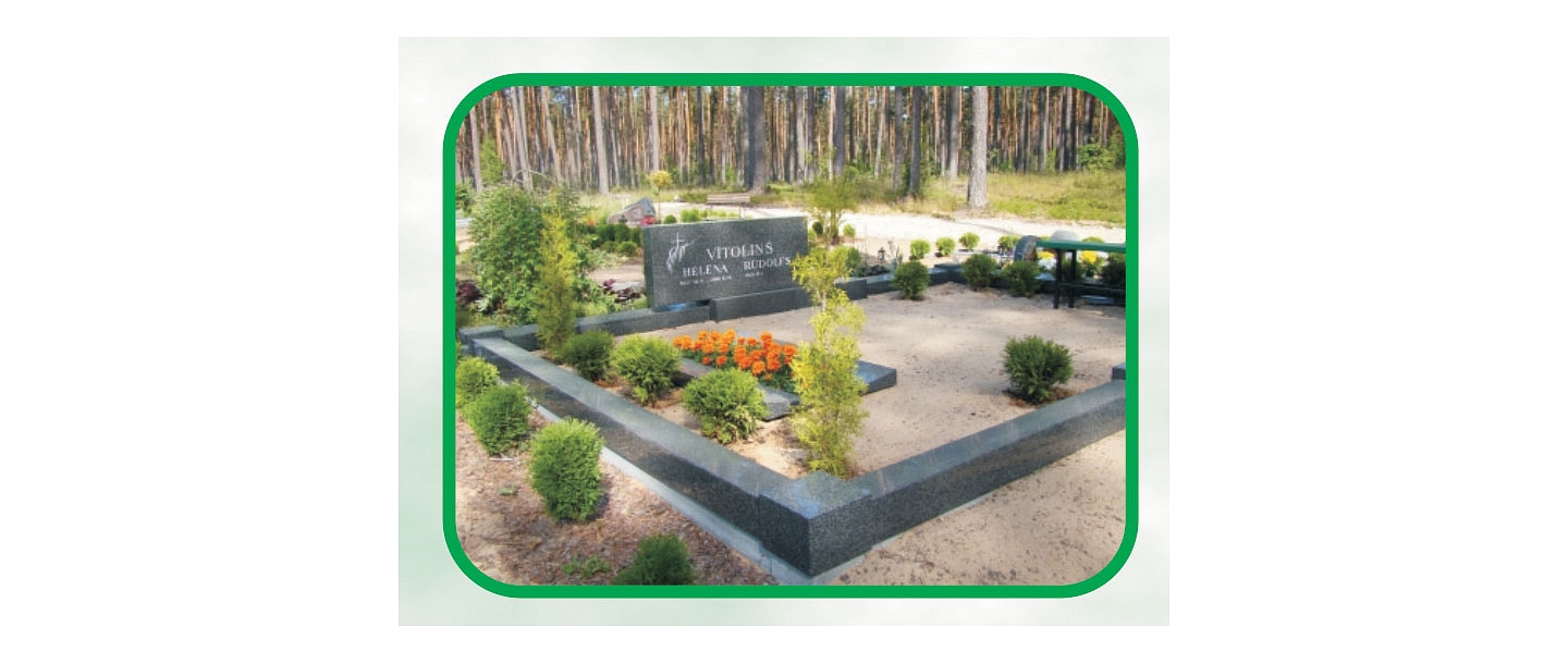 Production of tombstones in Limbaži