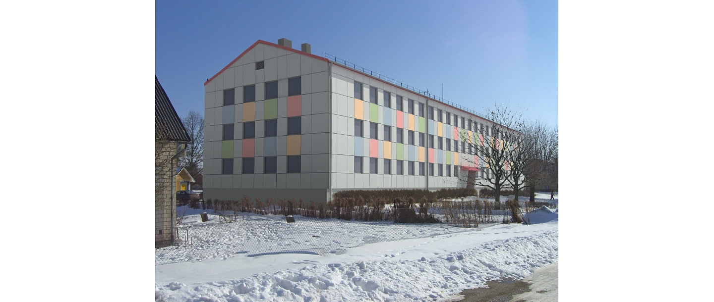 Iecava, energy-efficient building