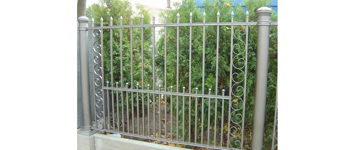 Decorative metal fences