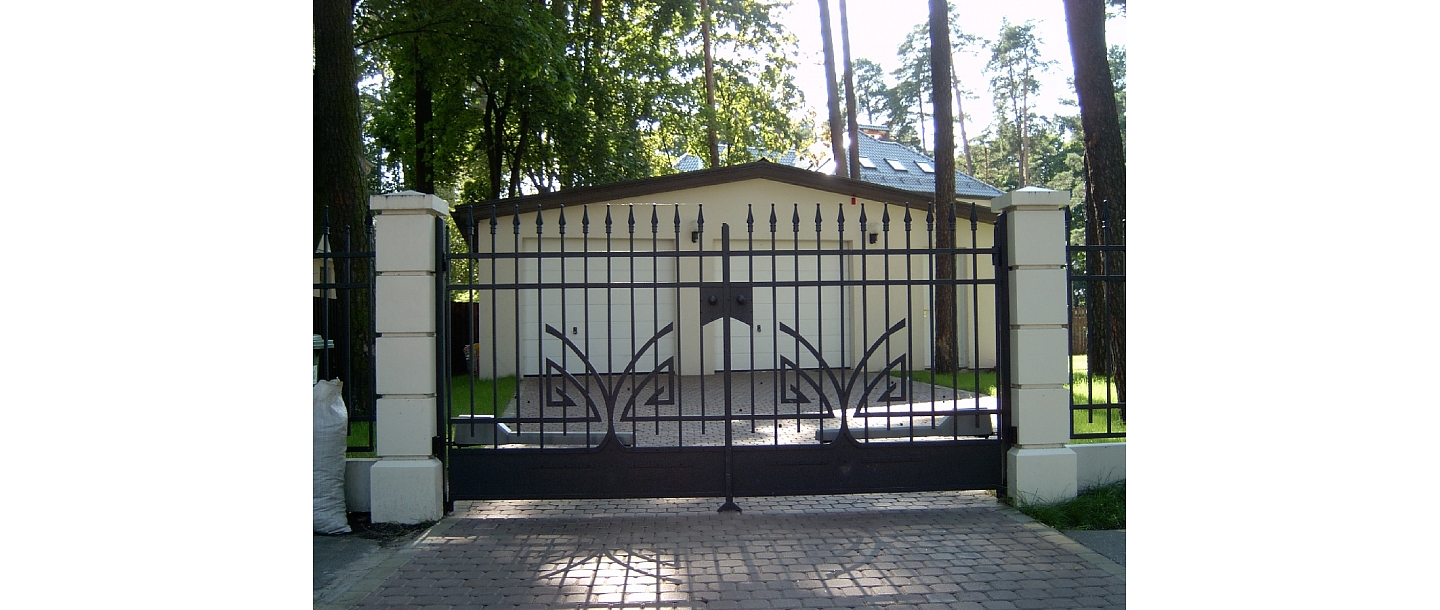 Metal fences for private houses
