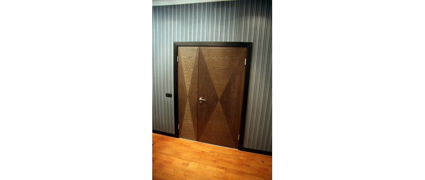 Production of double doors