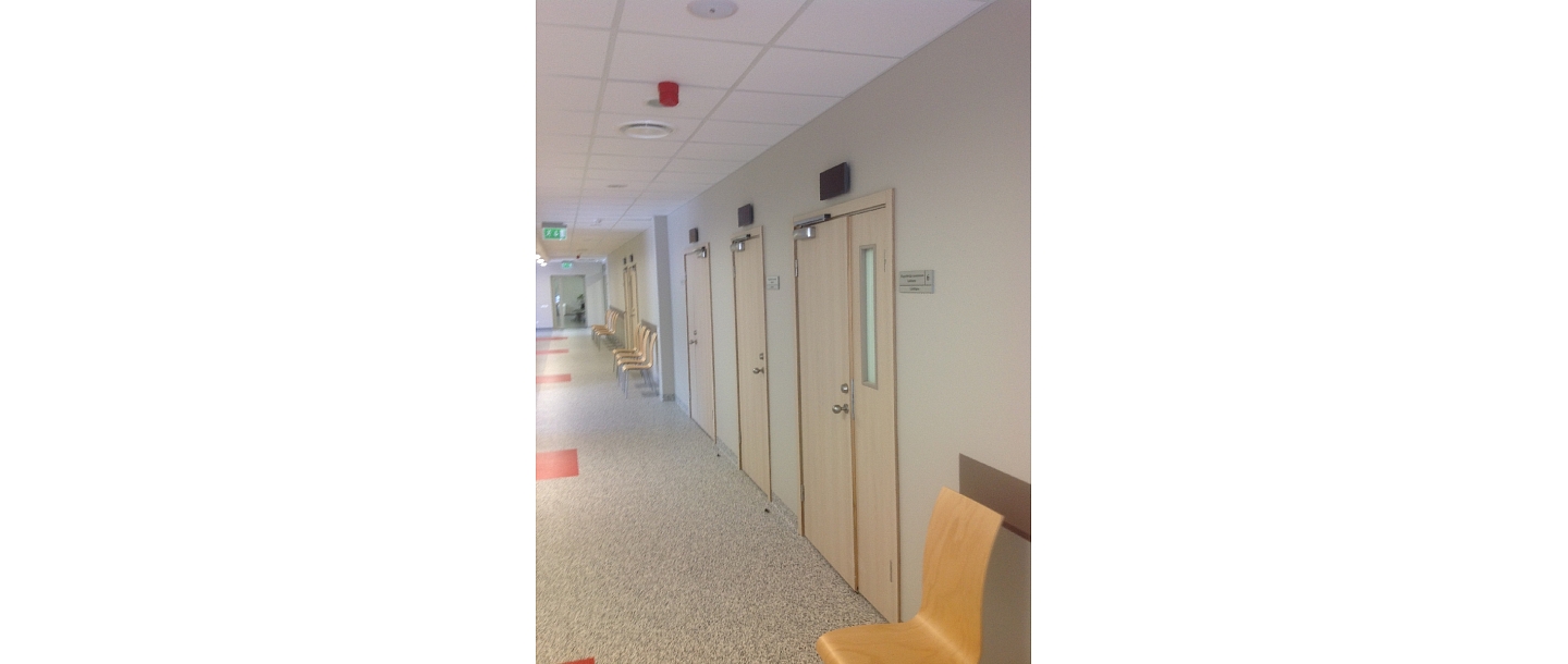 Doors for medical facilities