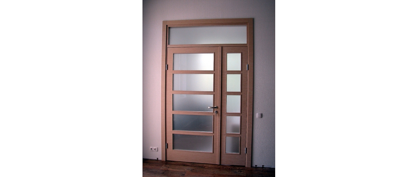 Wooden door manufacturing