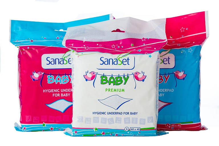Гигиенические коврики SanaSet Baby для ухода за детьми