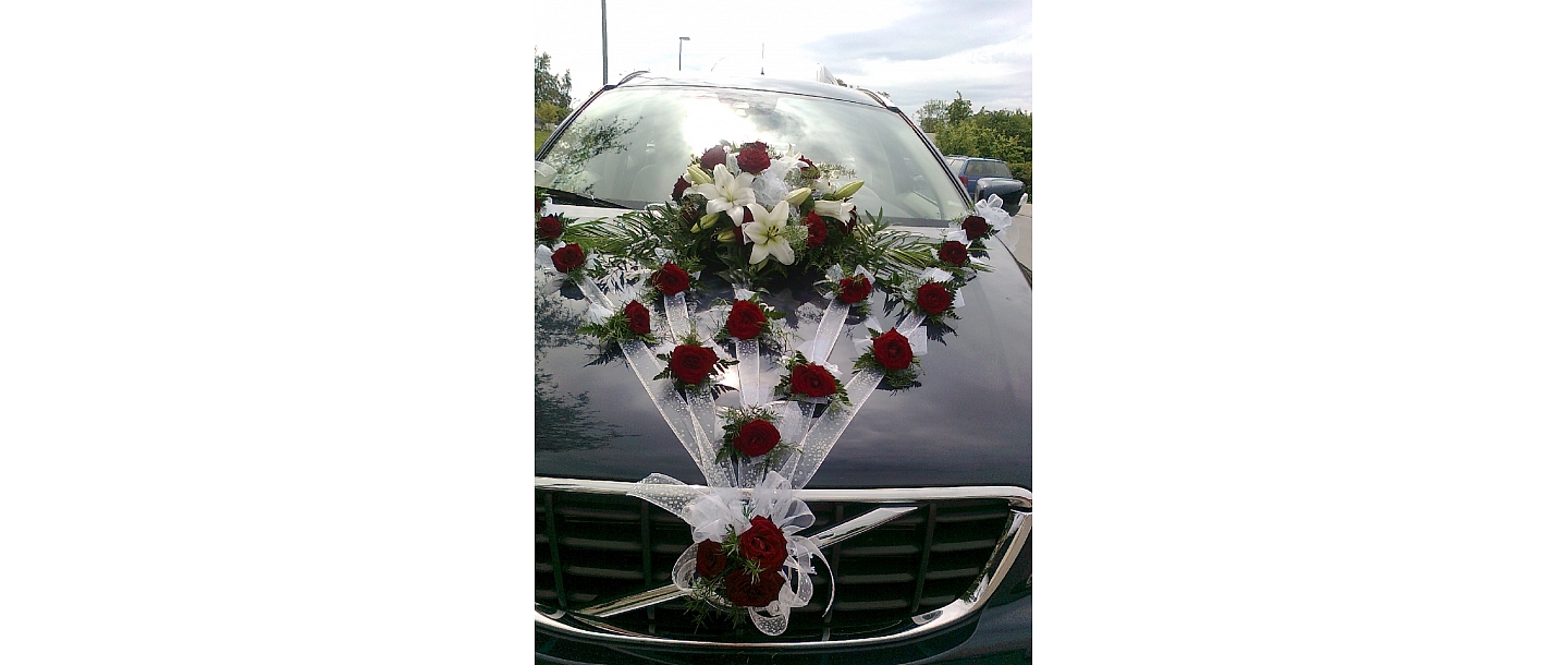 Ribbons for car decoration for celebrations