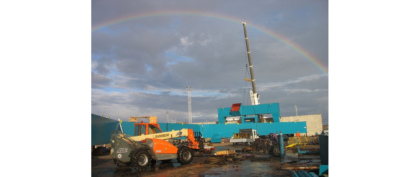 Crane repair, assembly of cranes throughout Latvia