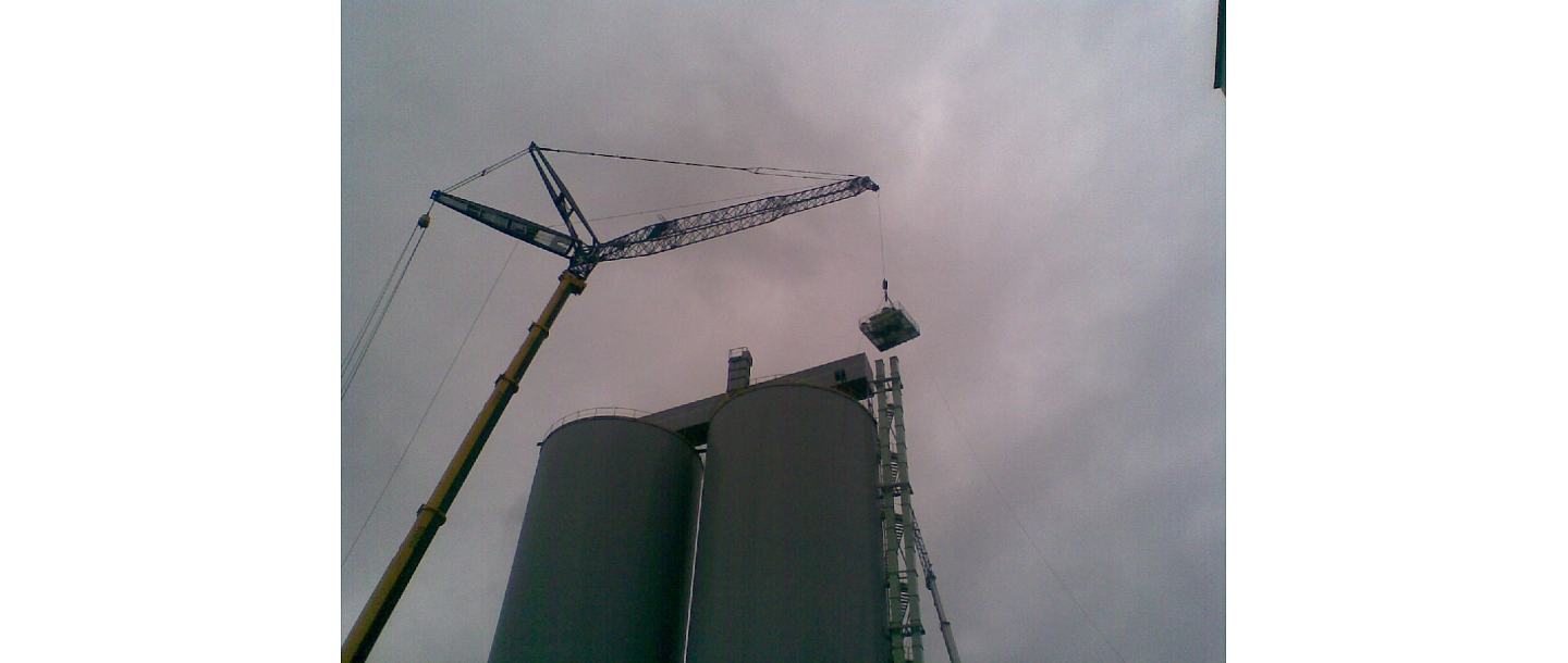 Crane repair, assembly of cranes throughout Latvia