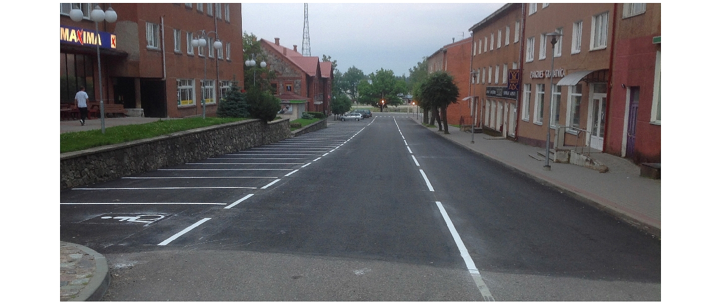 Auto stāvvietu marķēšana