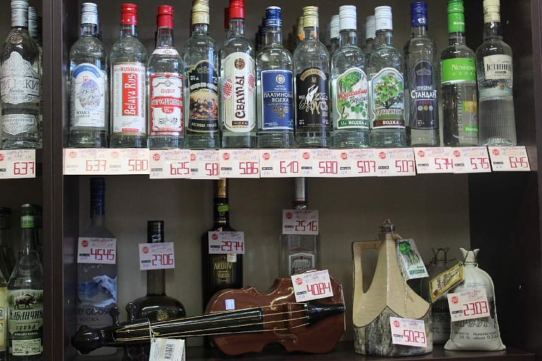 Retail sale of alcohol in Jurmala