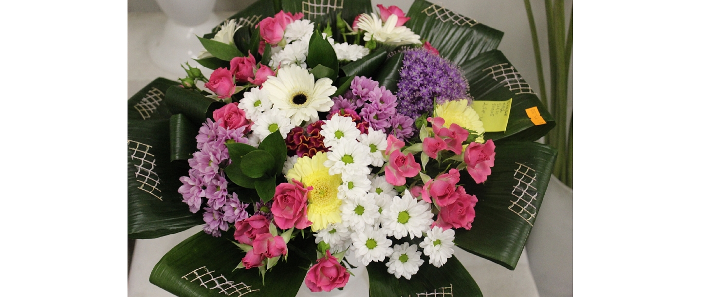 Bouquets of flowers in Pardaugava