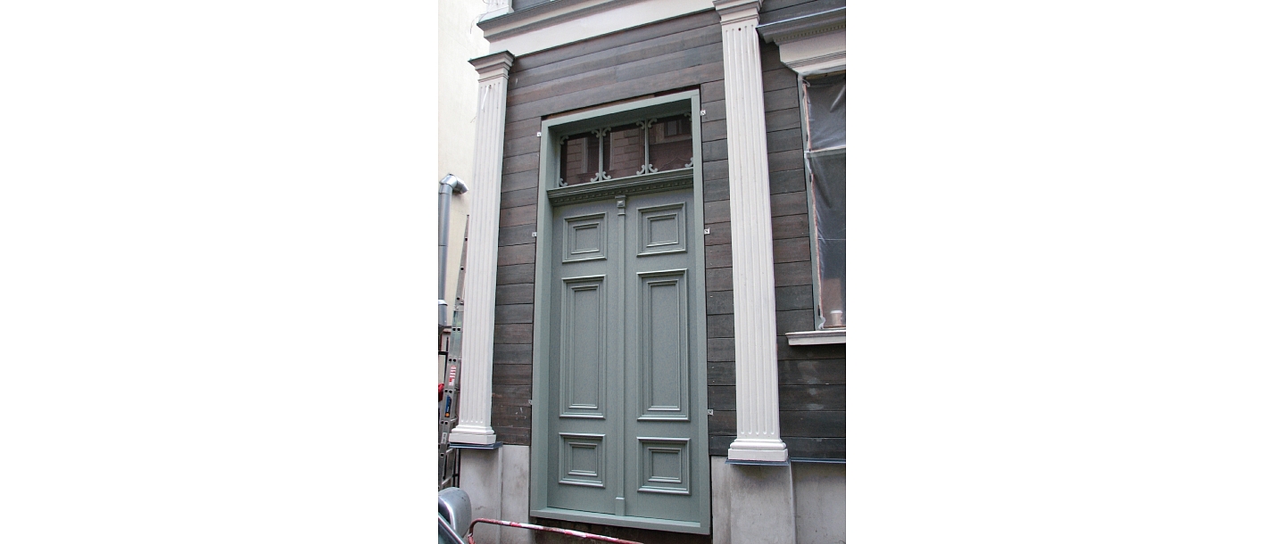 Wooden exterior doors