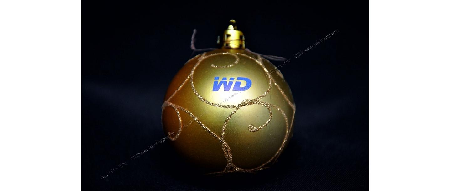 printing Christmas tree decoration printing balls logo