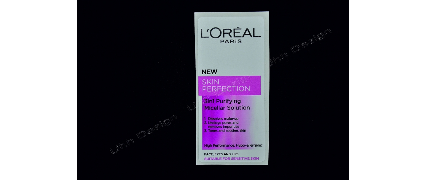 labels Loreal Skin Perfection.