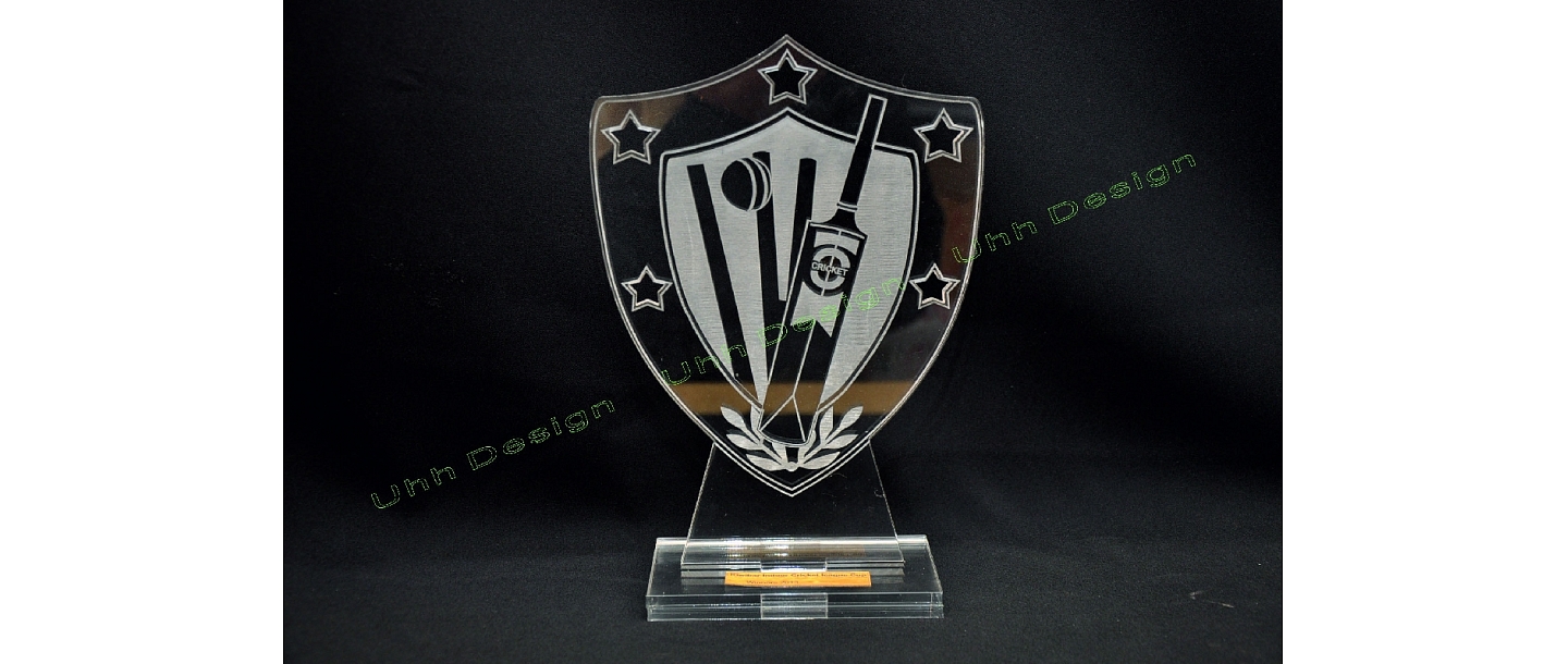 engraving plexiglass trophy cricket kiwibar.