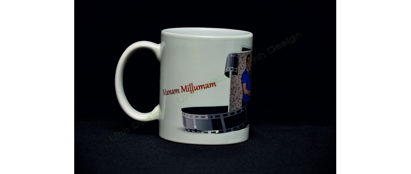 cup printing film design film love.