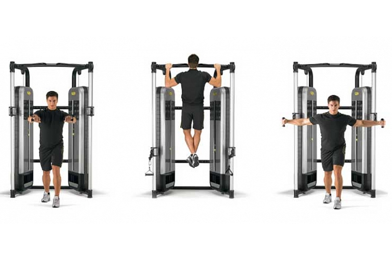 Exercise machines for sports centers