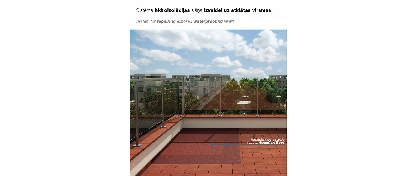 Jumta hidroizolācijas pārklājums