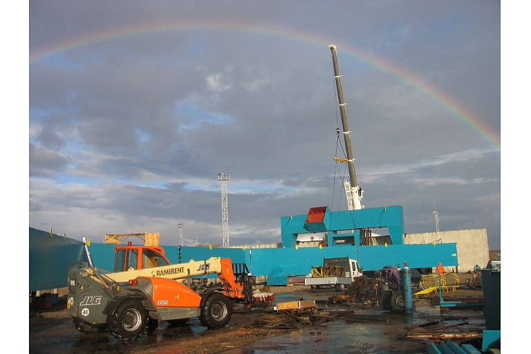 Crane repair, assembly of cranes throughout Latvia