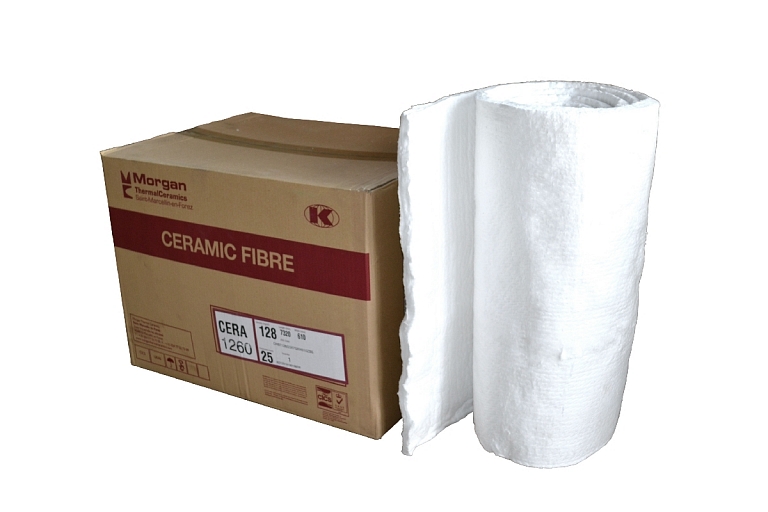Fire-resistant cotton wool in rolls