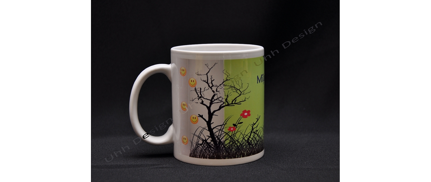 Кружка для мамы Густава елки.