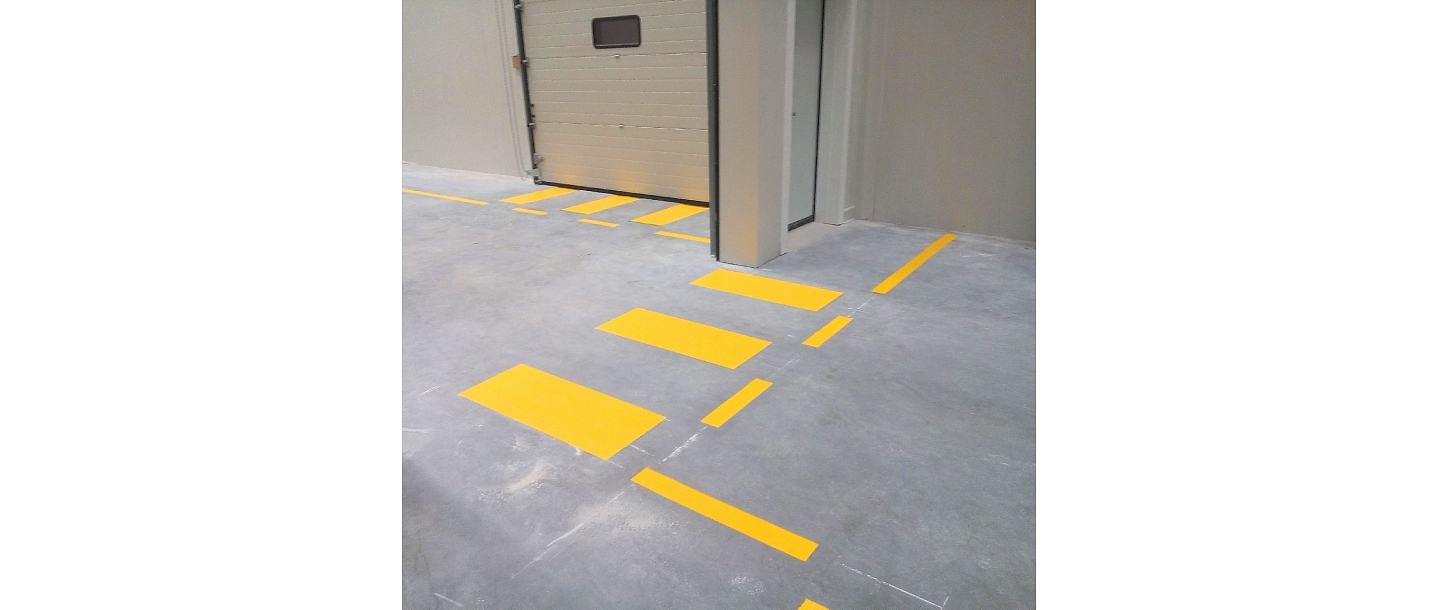 Marking of industrial areas