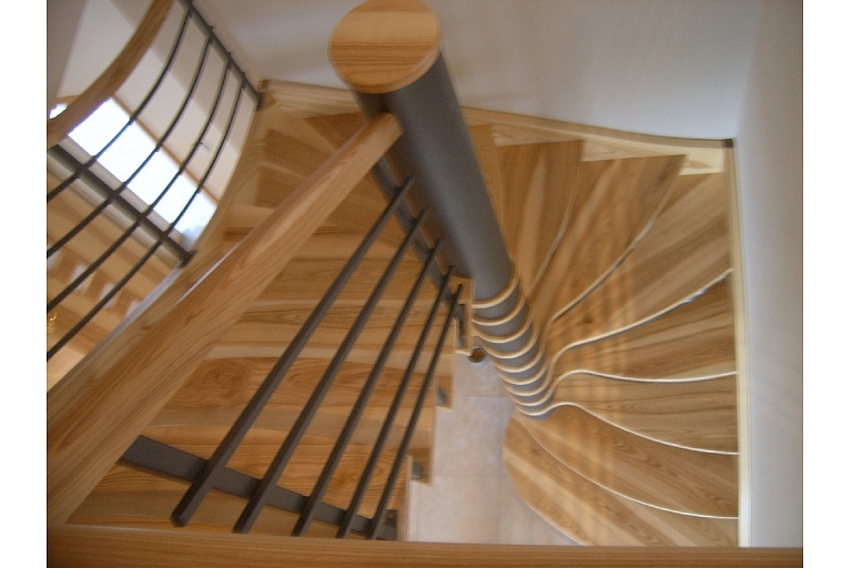 Original wooden stairs in Jelgava