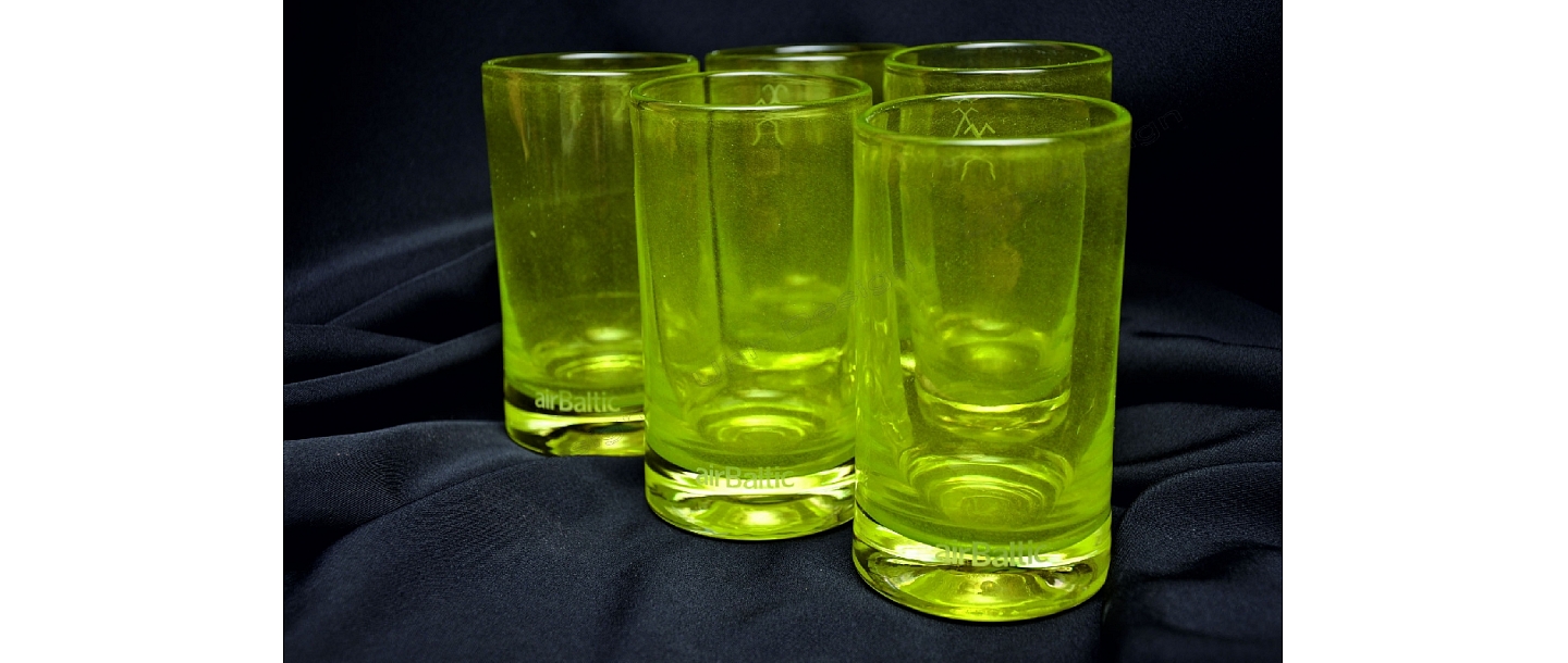 sandblasting yellow glass airbaltic.