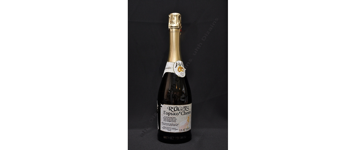 Шампанское Анете назад.