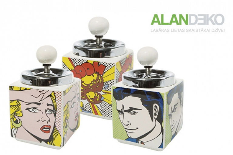 ALANDEKO gifts ashtray comics