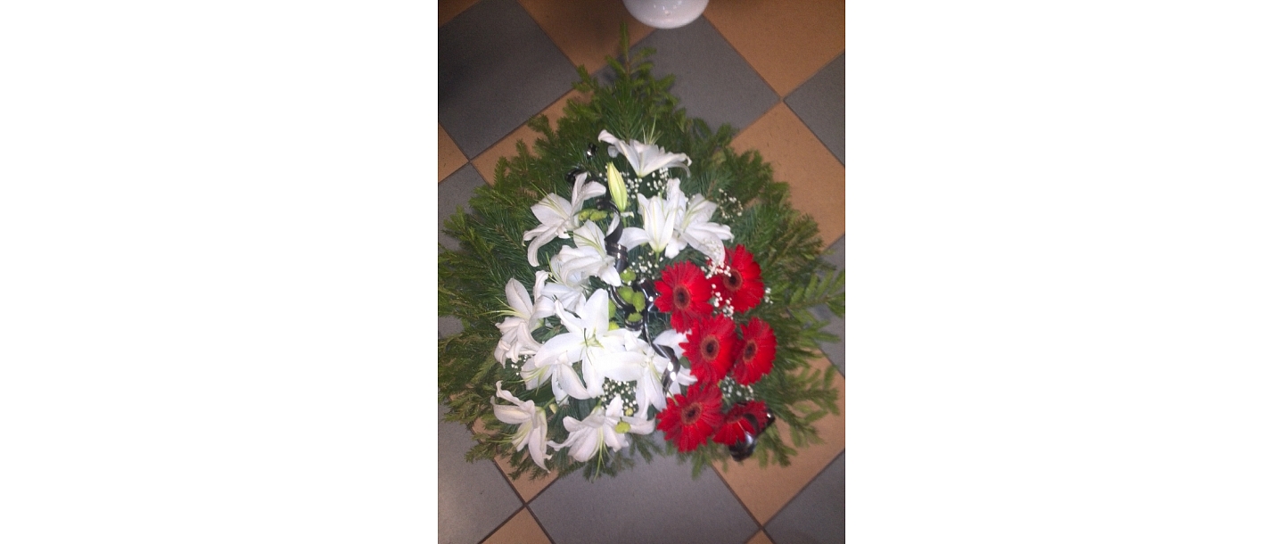 Funeral ostriches in Rezekne