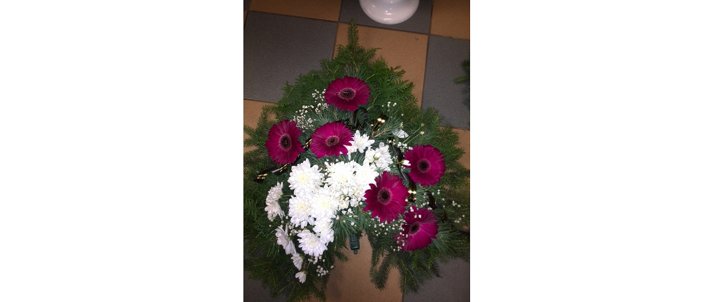 Luxurious funeral bouquets in Rezekne