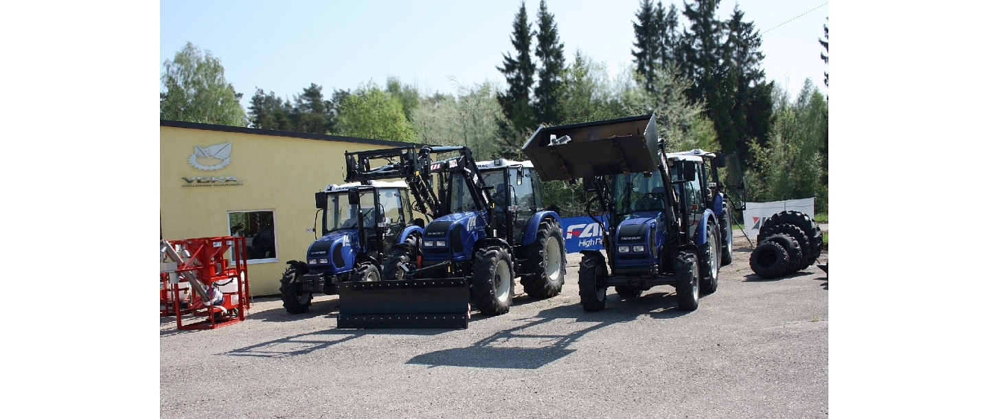 Tractor equipment in Talsi region