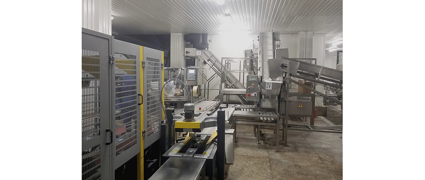Dosing and packing line 2t per hour