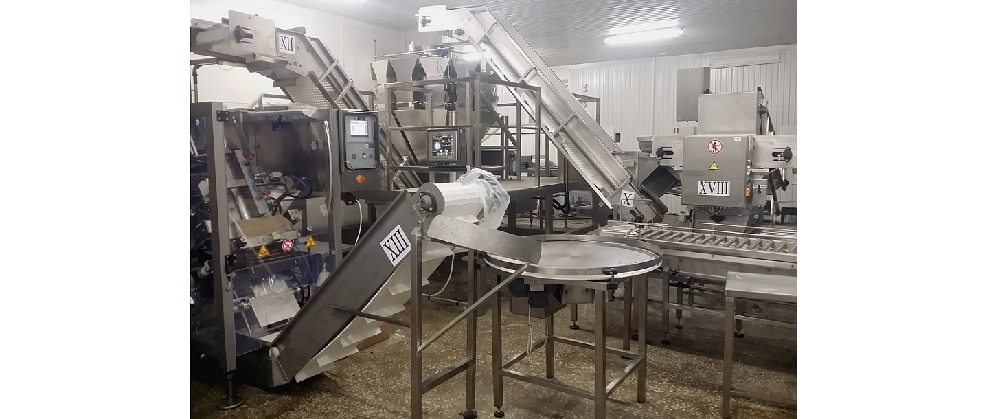 Dosing and packing line 2t per hour