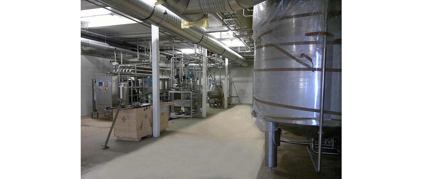 Compressed air installation