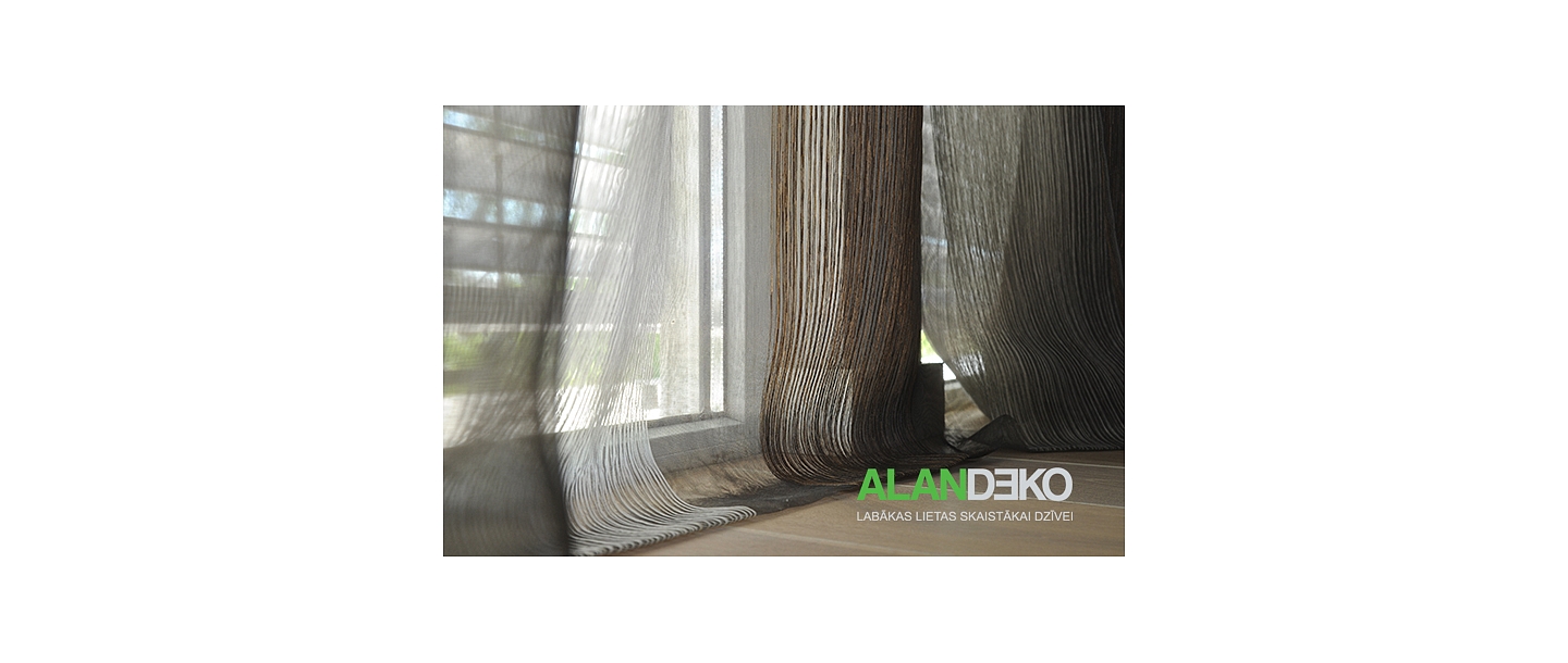 Шторы ALANDEKO, широкий ассортимент тканей