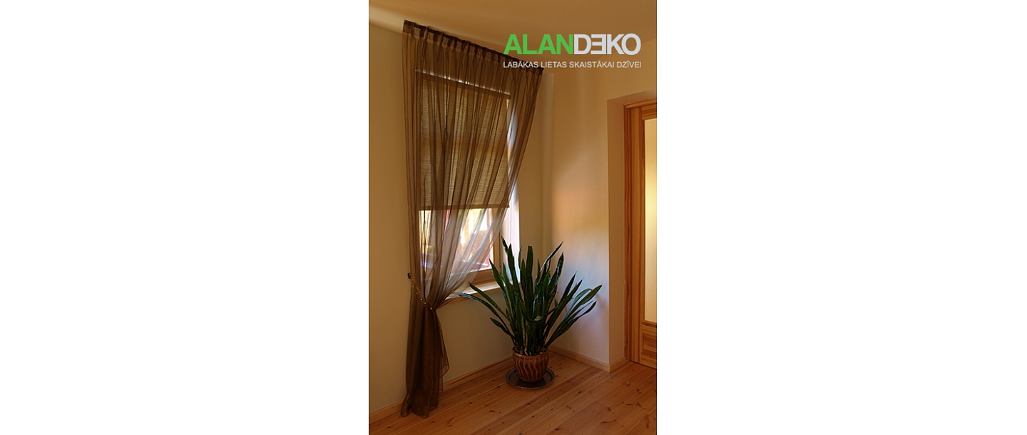 ALANDEKO dizainera logu noformējums rullo žalūzijas aizkari