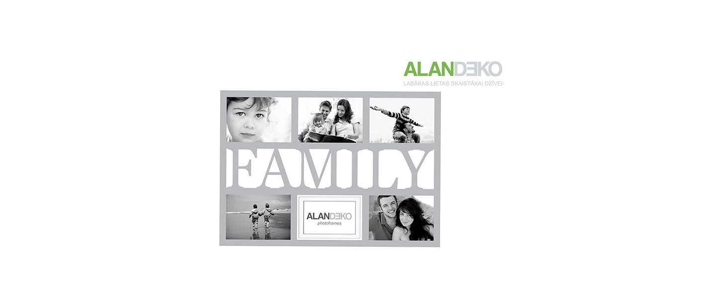 ALANDEKO dāvanas svētkos foto rāmji ģimene