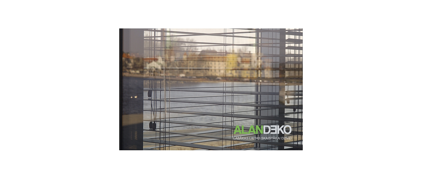 ALANDEKO horizontal blinds, indoor and outdoor