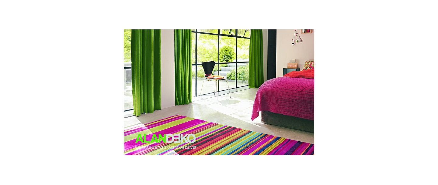 ALANDEKO interior bright carpets