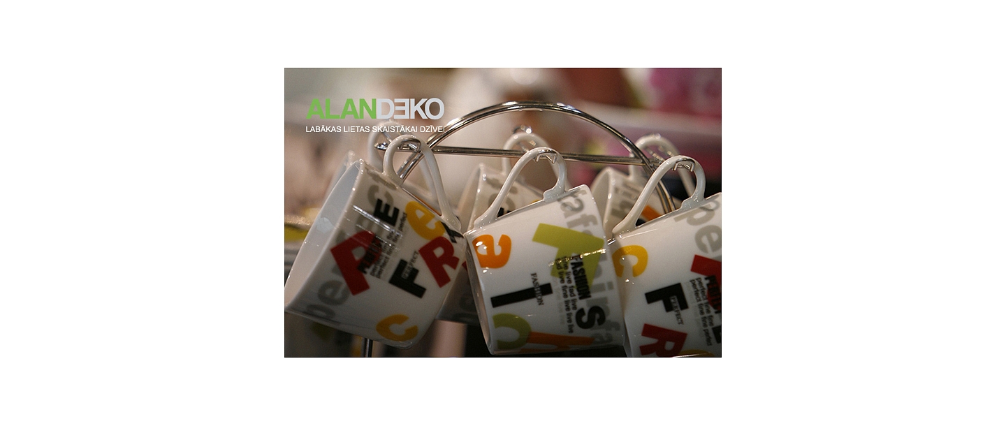 ALANDEKO interjers virtuvei trauki krūzes dāvanas