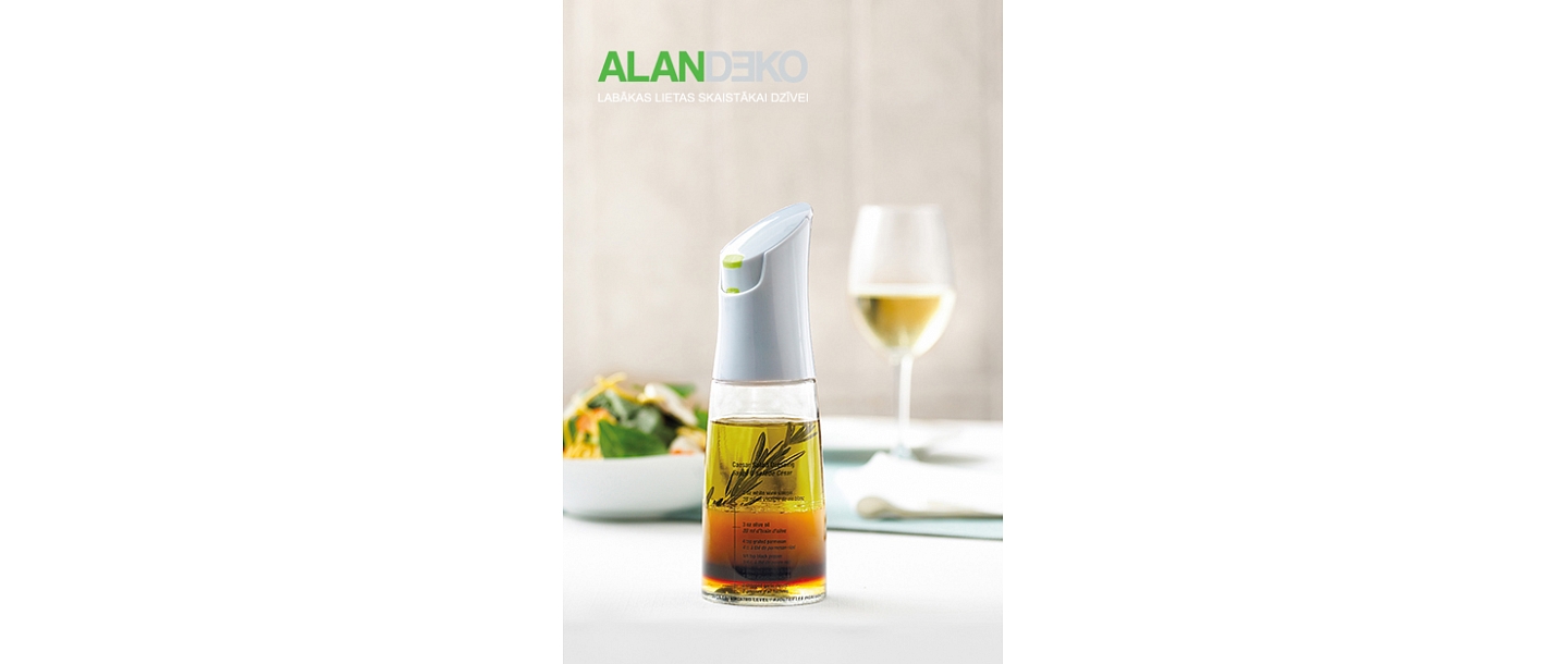 Bottle for making salad dressing for ALANDEKO kitchen