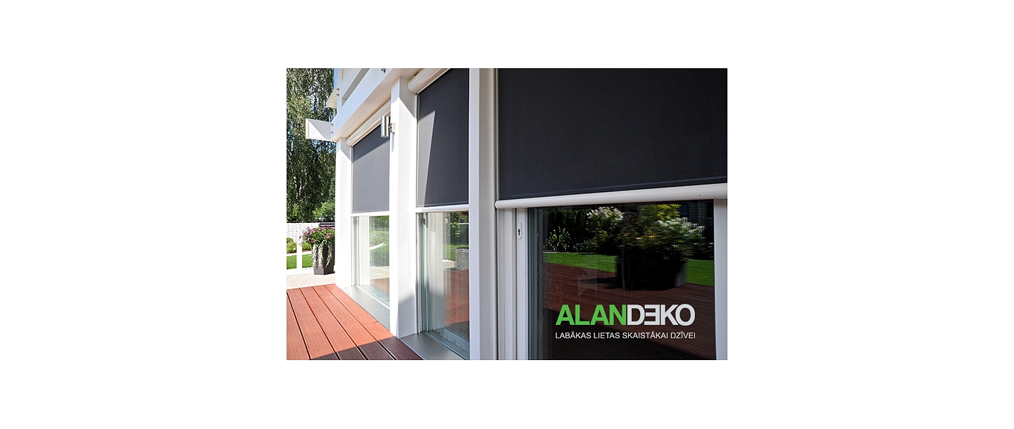 Автоматика уличных рулонных штор ALANDEKO