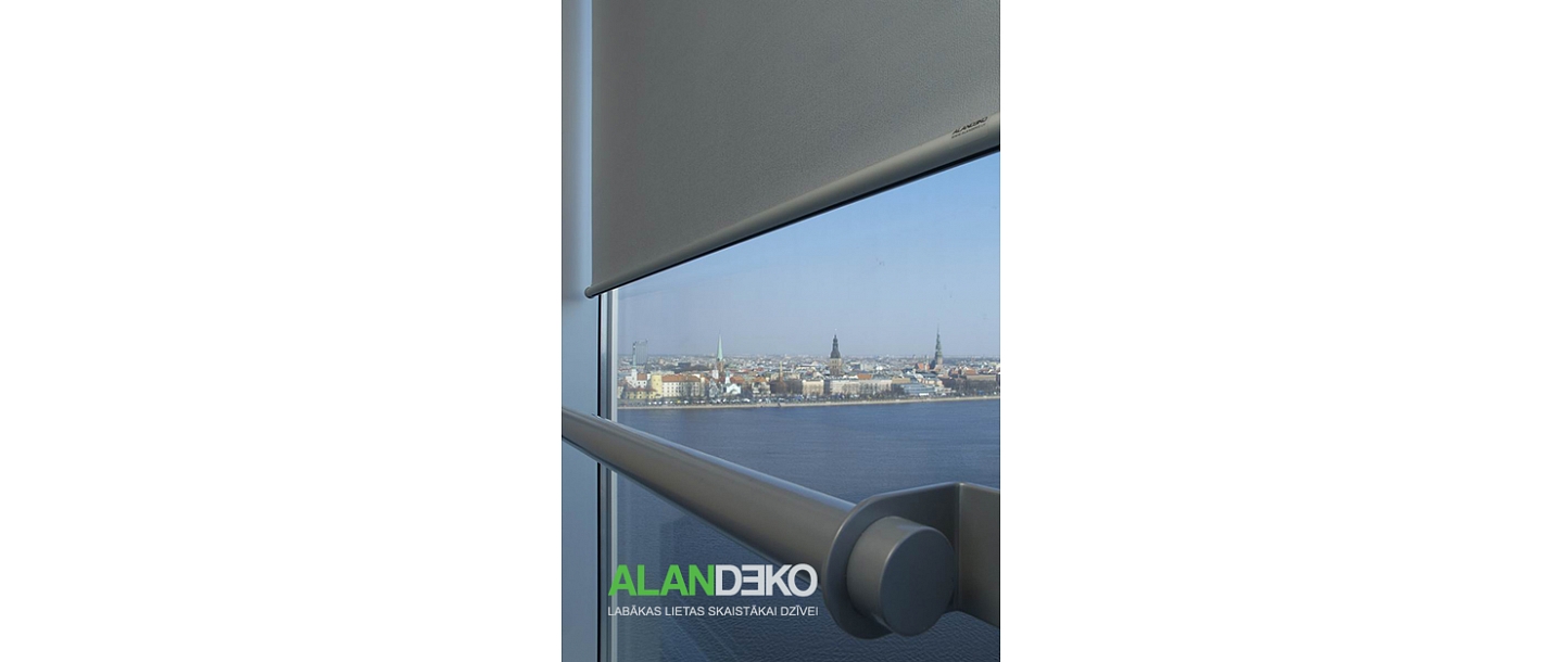 ALANDEKO roller blinds for glazed buildings