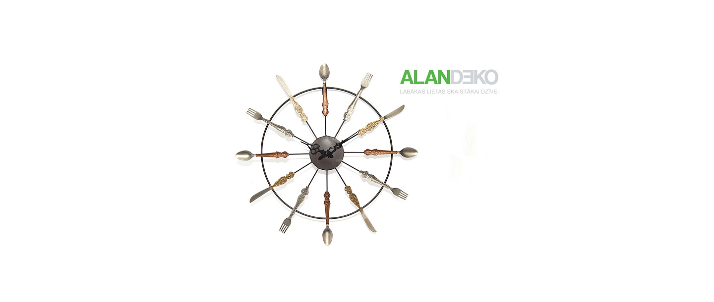 ALANDEKO interior, gift clock for the kitchen