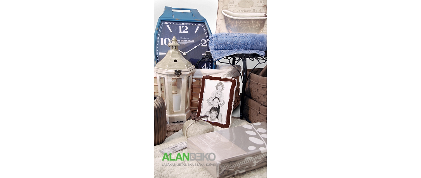 ALANDEKO interior, gifts, dishes, clocks, photo frames, bed linen