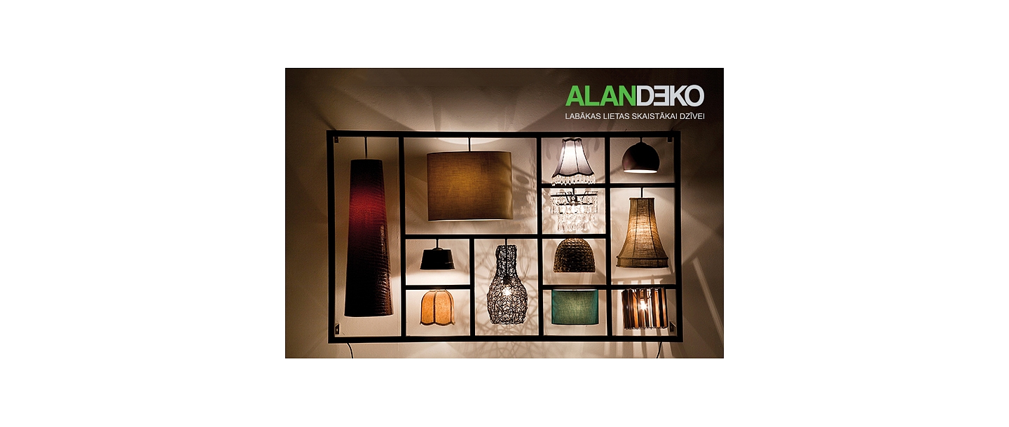 ALANDEKO interior wall ceiling table lamps