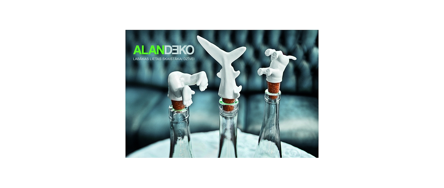 ALANDEKO presents amusing bottle caps for the kitchen
